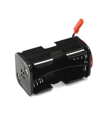 Battery Box x 4 Cells, AA Size for Charging, RX, LED & Cooling Fan C23357