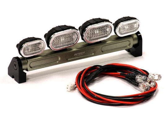 Realistic Roof Top Spot Light Set (4) LED White w/ Adj. Housing for 1/10 1/8 1/5 C24144GUN