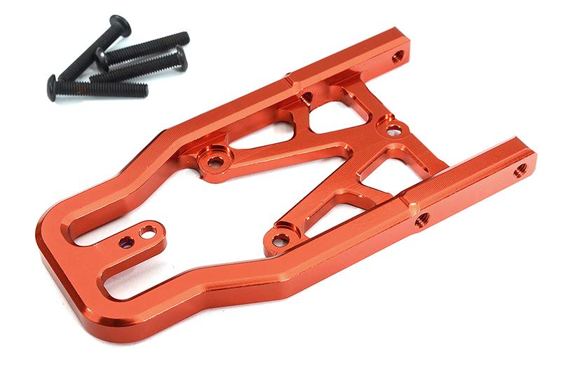 Billet Machined Alloy Radio Case & ESC Holder for Axial Wraith 2.2 C24175RED