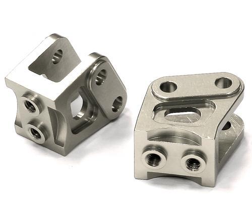 Billet Machined Alloy T3 Lower Suspension Link Mount (2) for Axial Wraith 2.2 C24527SILVER