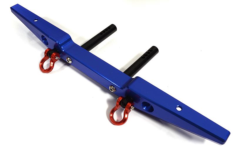 Billet Machined Alloy Rear Bumper for Axial SCX-10, Dingo, Honcho C24688BLUE