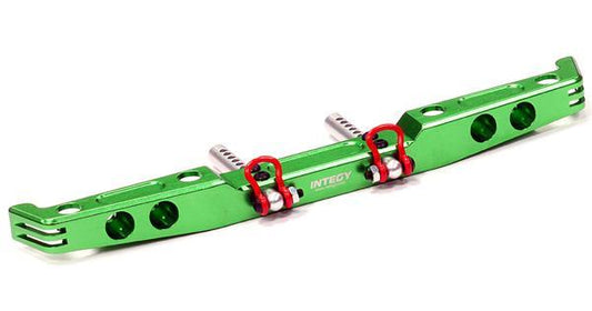 Billet Machined Alloy Rear Bumper for Axial SCX-10, Dingo, Honcho C24688GREEN