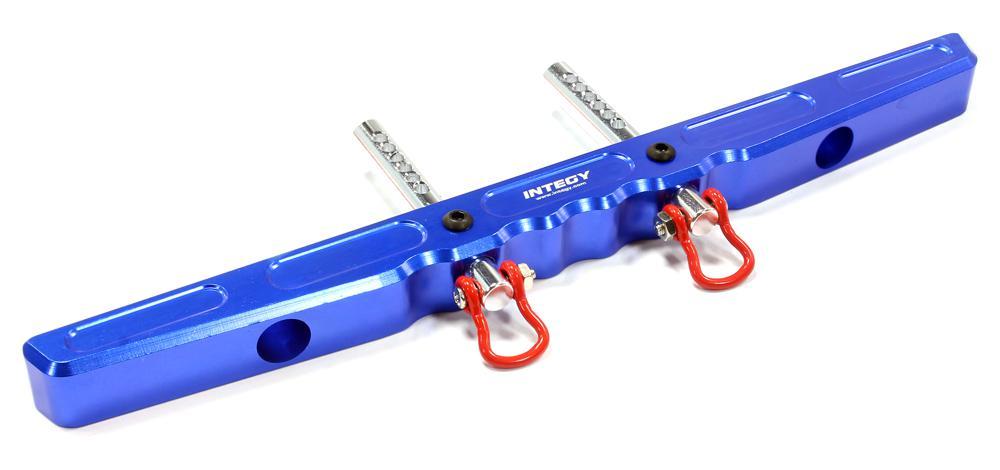 Billet Machined Alloy T2 Rear Bumper for Axial SCX-10, Dingo, Honcho C25008BLUE