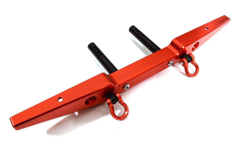 V2 Billet Machined Alloy T2 Rear Bumper for Axial SCX-10, Dingo, Honcho C25008RED