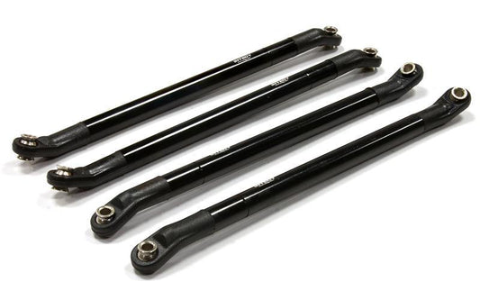 126mm+ Type Suspension Links w/ Angled Rod Ends for Wraith 2.2 & Other Crawlers C25254BLACK