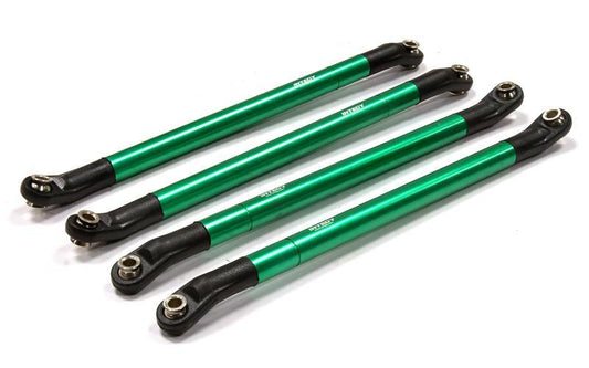 126mm+ Type Suspension Links w/ Angled Rod Ends for Wraith 2.2 & Other Crawlers C25254GREEN