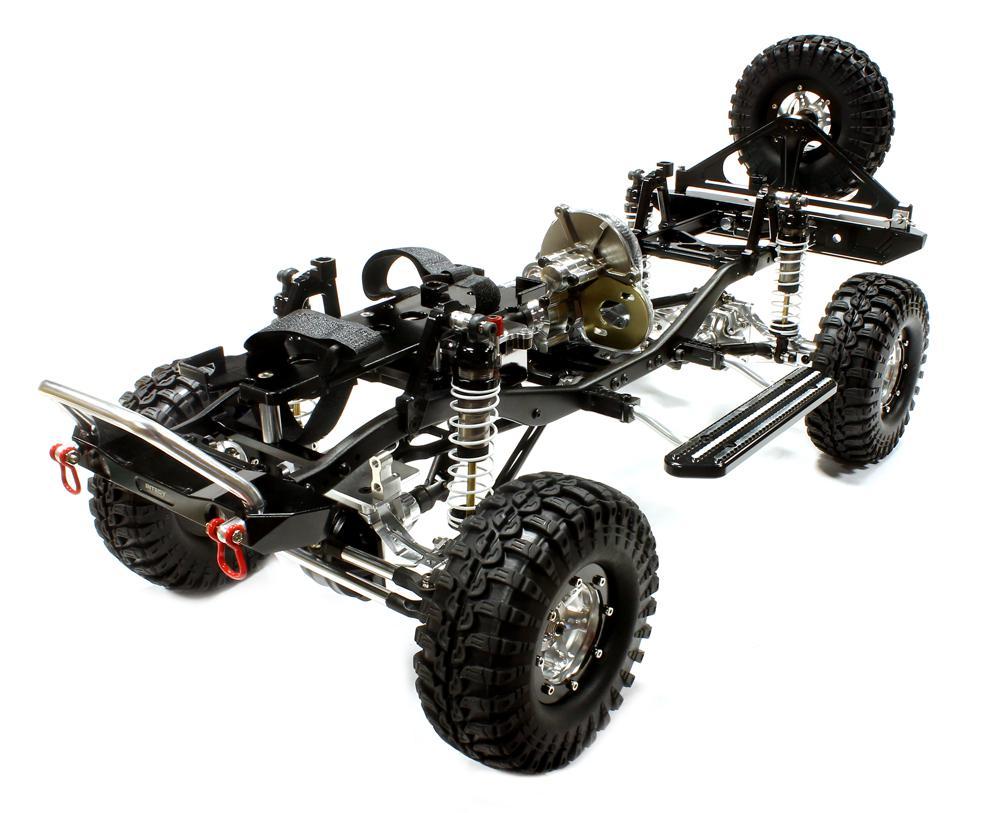 V2 Billet Machined 1/10 Size TR310 Trail Roller 4WD Off-Road Scale Crawler ARTR C25310BLACKT1