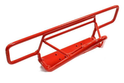Realistic 1/10 Steel Front Bumper for Axial SCX-10 43mm Mount C25423RED
