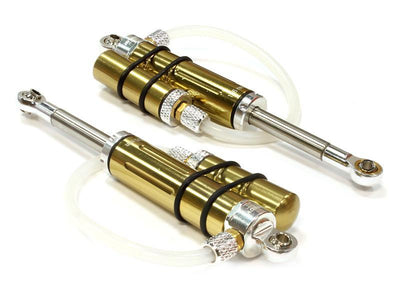 Billet Machined Piggyback Shock (2) for Axial Wraith 2.2 Rock Racer (L=105mm) C25710SILVER