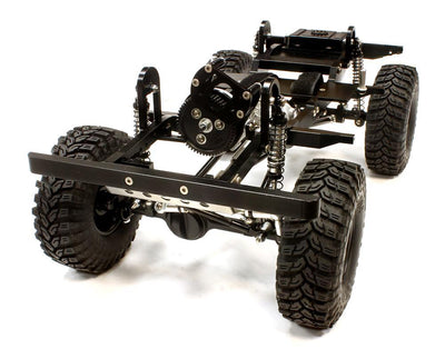 Billet Machined 1/10 Type D90EX Roller 4WD Off-Road Scale Crawler ARTR C25766BLACK
