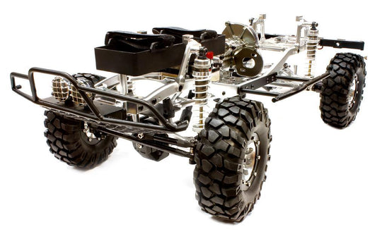 Billet Machined 1/10 Size TR313 Trail Roller 4WD Off-Road Scale Crawler ARTR C25770SILVERT1