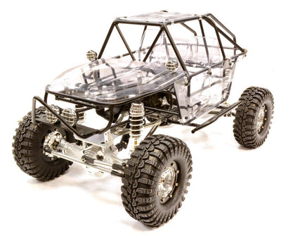 Billet Machined 1/10 RCT1.9 Roll Cage Type Trail Racer 4WD Scale Crawler ARTR C25799SILVER