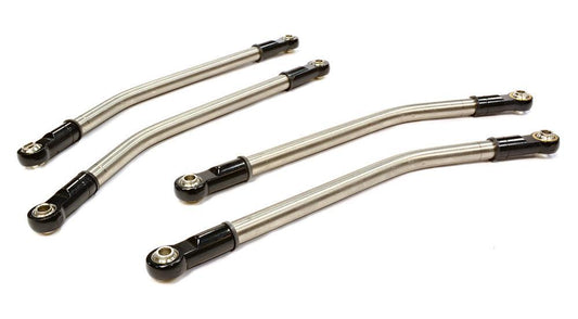 Billet Machined Titanium Alloy Upper Linkage Set 125mm for Axial 1/10 Wraith 2.2 C25876BLACK