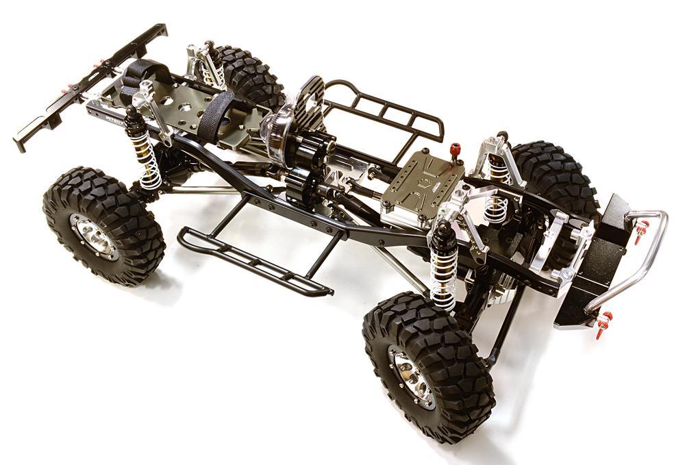 Alloy Machined 1/10 Twin Motor TR305 Trail Roller G6 Off-Road Scale Crawler ARTR C26337BLACK