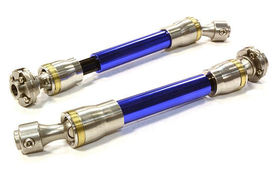 Billet Machined Stainless Steel Center Drive Shafts for Axial Wraith 2.2 Crawler C26430BLUE