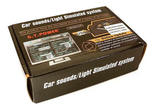 V2 G.T.Power Car Sounds/Light Simulated System 6 LED 58 Voices C26548