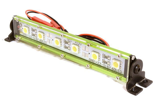 Realistic Roof Top SMD LED Light Bar 123x17x21mm for 1/10 Scale Crawler C26700GREEN