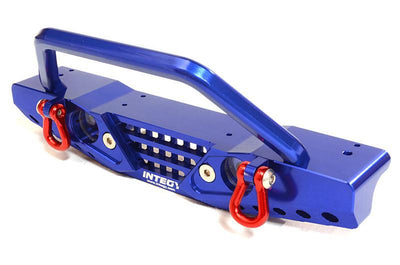 Billet Machined Realistic Front Bumper for Axial SCX-10 Crawler w/ 40mm Mount C26713BLUE