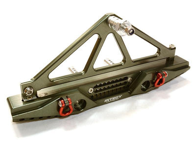 Billet Machined Realistic Rear Bumper for Axial SCX-10 Crawler w/ 43mm Mount C26727GUN