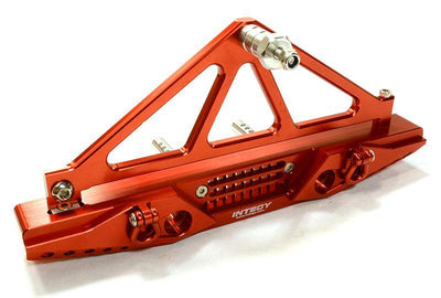 Billet Machined Realistic Rear Bumper for Axial SCX-10 Crawler w/ 43mm Mount C26727RED