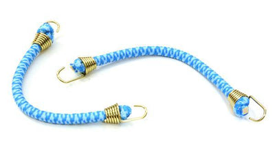 1/10 Model Scale 4x100mm Bungee Elastic Cord Strap w/ Hooks for Off-Road Crawler C26930GOLDCYAN