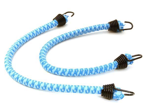 1/10 Model Scale 4x150mm Bungee Elastic Cord Strap w/ Hooks for Off-Road Crawler C26931BLACKCYAN