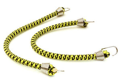 1/10 Model Scale 4x150mm Bungee Elastic Cord Strap w/ Hooks for Off-Road Crawler C26931CHROMEYELLOW