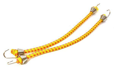1/10 Model Scale 3x100mm Bungee Elastic Cord Strap w/ Hooks for Off-Road Crawler C26932CHROMEYELLOW