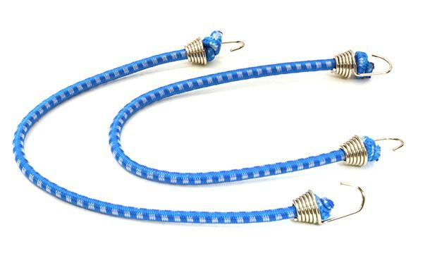 1/10 Model Scale 3x150mm Bungee Elastic Cord Strap w/ Hooks for Off-Road Crawler C26933CHROMEBLUE