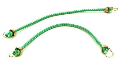 1/10 Model Scale 3x150mm Bungee Elastic Cord Strap w/ Hooks for Off-Road Crawler C26933GOLDGREEN