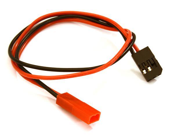 300mm Silicone Wire JST Style 2 Pin to FUT Male Plug Wire Harness C28102