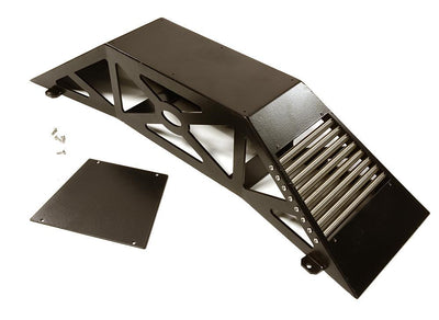 Realistic Heavy-Duty Metal Display Ramp 375x100x75mm for 1/10 Scale Off-Road C28120BLACK