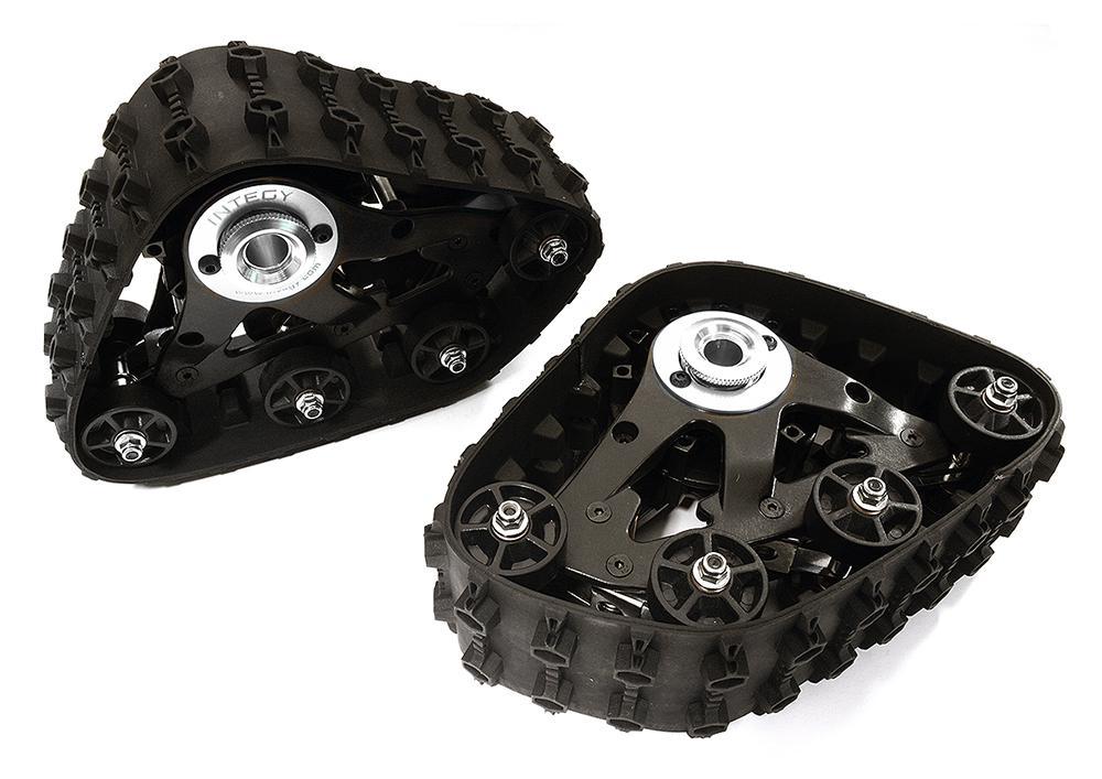 T3 Snowmobile & Sandmobile Rear Conversion for Axial Wraith 2.2 Rock Racer C28592SILVER