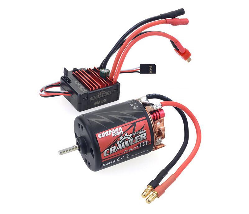 Surpass Hobby Crawler 540 Size 13T 5-Slot Brush Motor w/ BCD60A ESC C29311