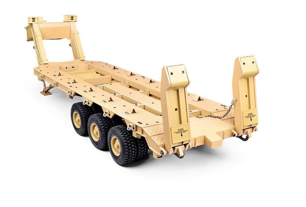 HG-P806 Military Semi Trailer Model Kit, Type U.S. M747 1/12 Scale C29450YELLOW