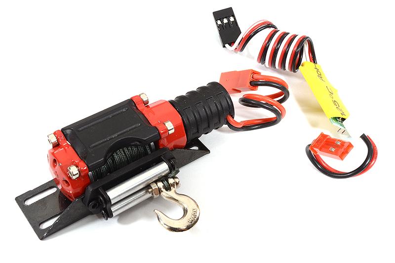 Realistic Winch w/ Receiver 3rd Ch. Controller for 1/10 Scale Trail Crawler C29564