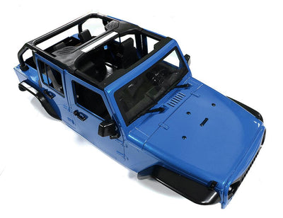 Realistic JW10-C Hard Plastic Body Kit for 1/10 Scale Off-Road Crawler WB=313mm C29847BLUE