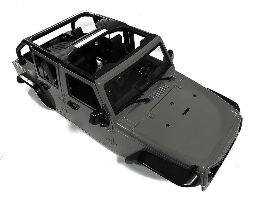 Realistic JW10-C Hard Plastic Body Kit for 1/10 Scale Off-Road Crawler WB=313mm C29847GUN