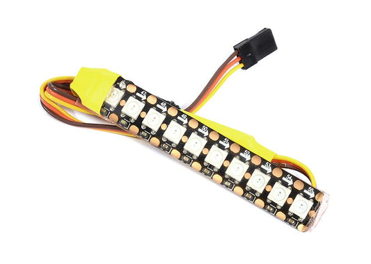 Multi-Color LED Light Stripe 80mm On/Off/Flash Pattern Control w/20 Modes for RC C29939