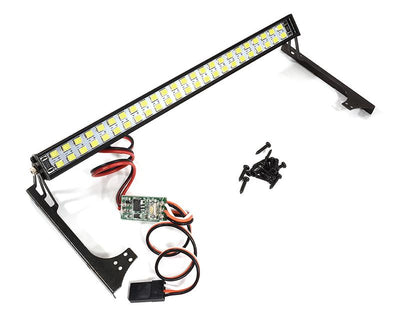White LED Light Bar On/Off/Flash w/ 3 Modes for Jeep JW10 Body 148mm C29949