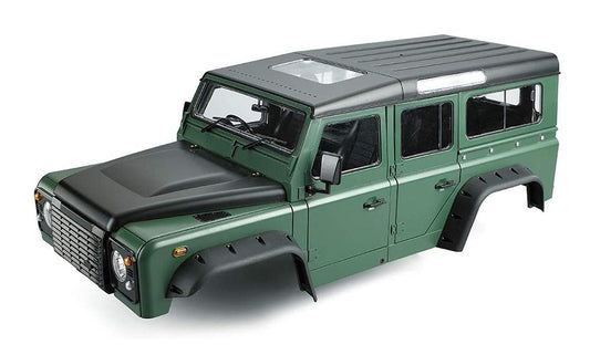 Realistic Hard Plastic Body Kit for 1/10 Size D110 Off-Road Crawler 313mm WB C29972GREEN