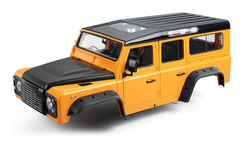 Realistic Hard Plastic Body Kit for 1/10 Size D110 Off-Road Crawler 313mm WB C29972ORANGE