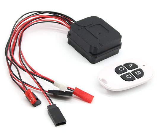 Winch & LED Light/Flash Multi-Function Remote Controller for RC Scale Model C30161