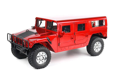 HG-P415 1/10 4X4 RC H1 Hummer ARTR w/2.4GHz Stick Remote Control 16C, No Battery C30425RED