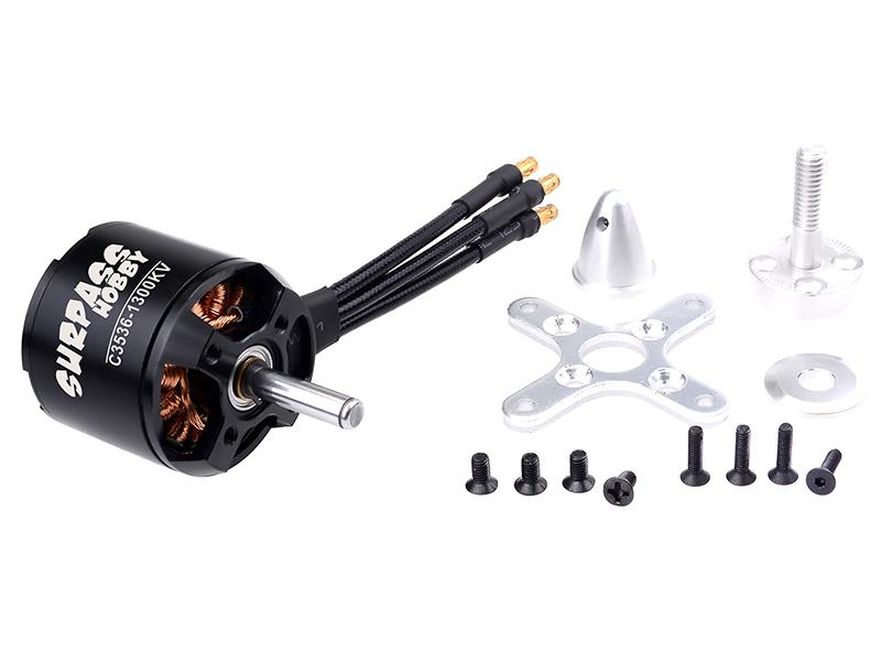 Surpass C3536-2814 Sensorless Brushless Motor 1300kV 4mm Shaft RC Quad/Airplane C30537