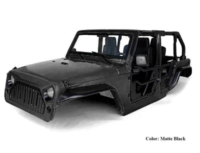 Realistic JC10 Hard Plastic Body Kit for 1/10 Scale Off-Road Crawler WB=313mm C30821BLACK