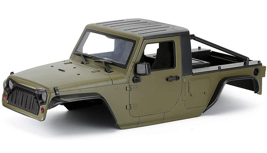 Realistic JX10 Hard Plastic Body Kit for 1/10 Scale Off-Road Crawler WB=313mm C30822DARKGREEN