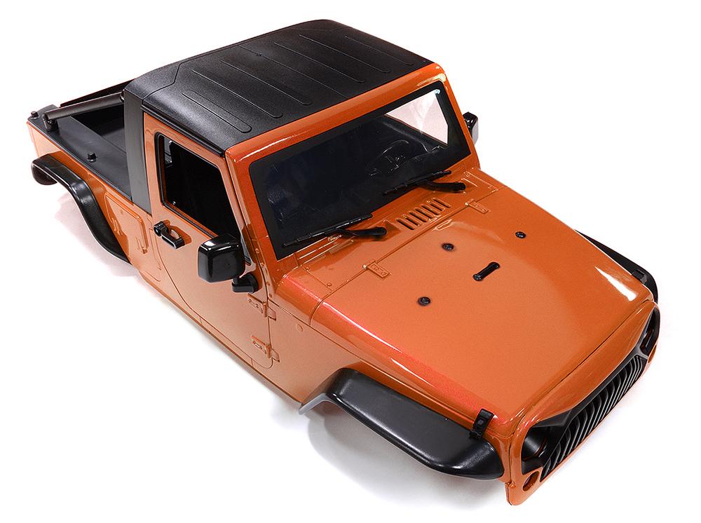 Realistic JX10 Hard Plastic Body Kit for 1/10 Scale Off-Road Crawler WB=313mm C30822ORANGE