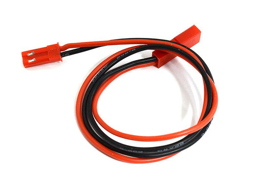 300mm Silicone Wire JST Style 2 Pin 22AWG Male to Female Plug Wire Harness C30997