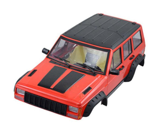 Realistic LX10 Hard Plastic Body Kit for 1/10 Scale Off-Road Crawler WB=313m C31023RED